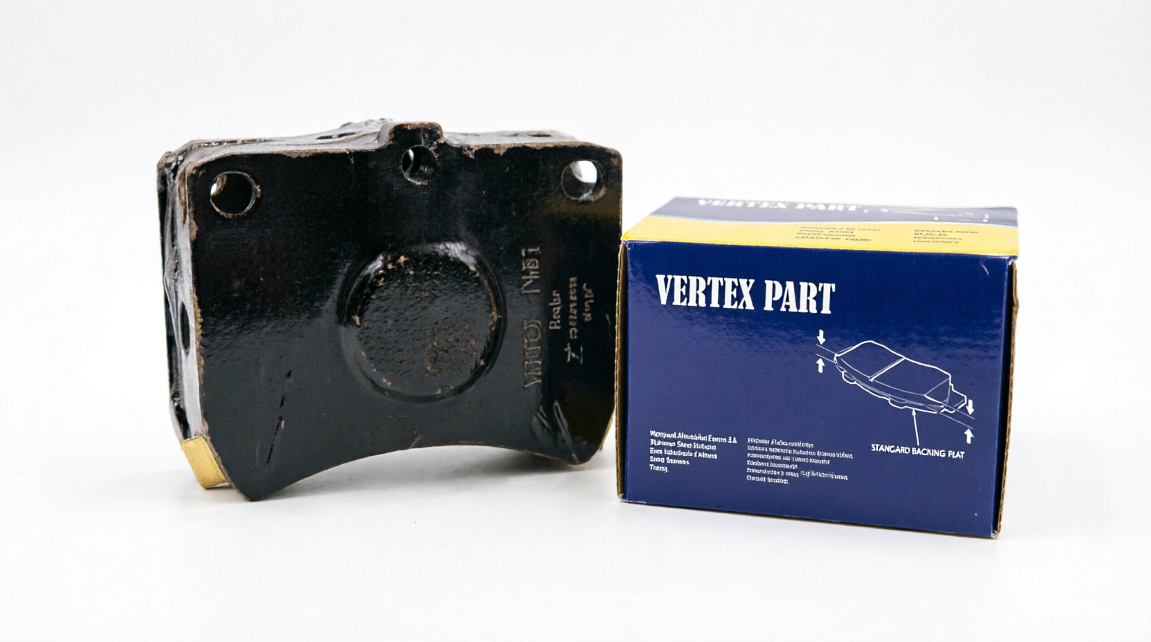 لنت ترمز جلو 206 تیپ 2 برند VERTEX فوق العاده با ضمانت