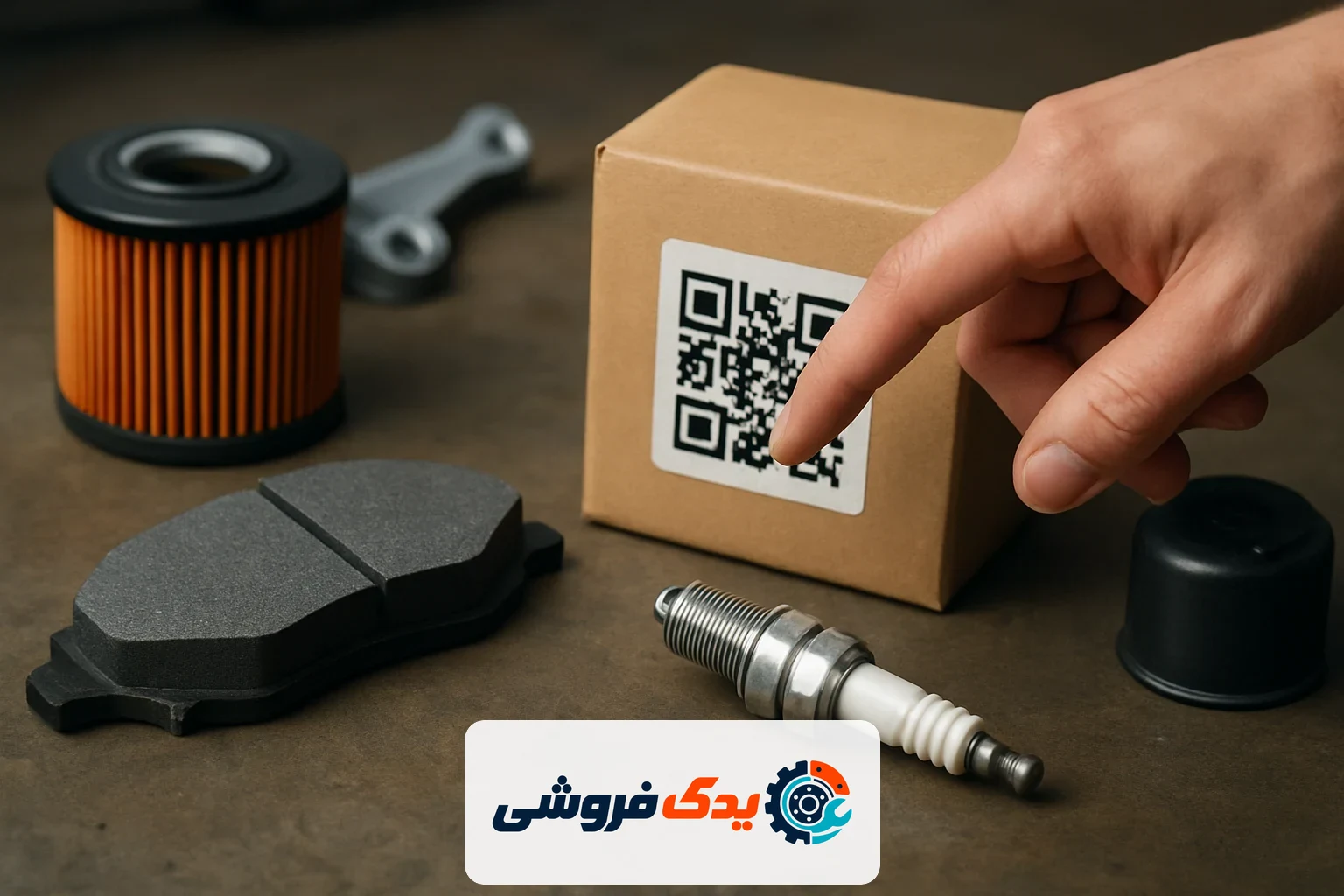 بررسی اصالت قطعات یدکی خودرو با اسکن QR Code روی بسته‌بندی