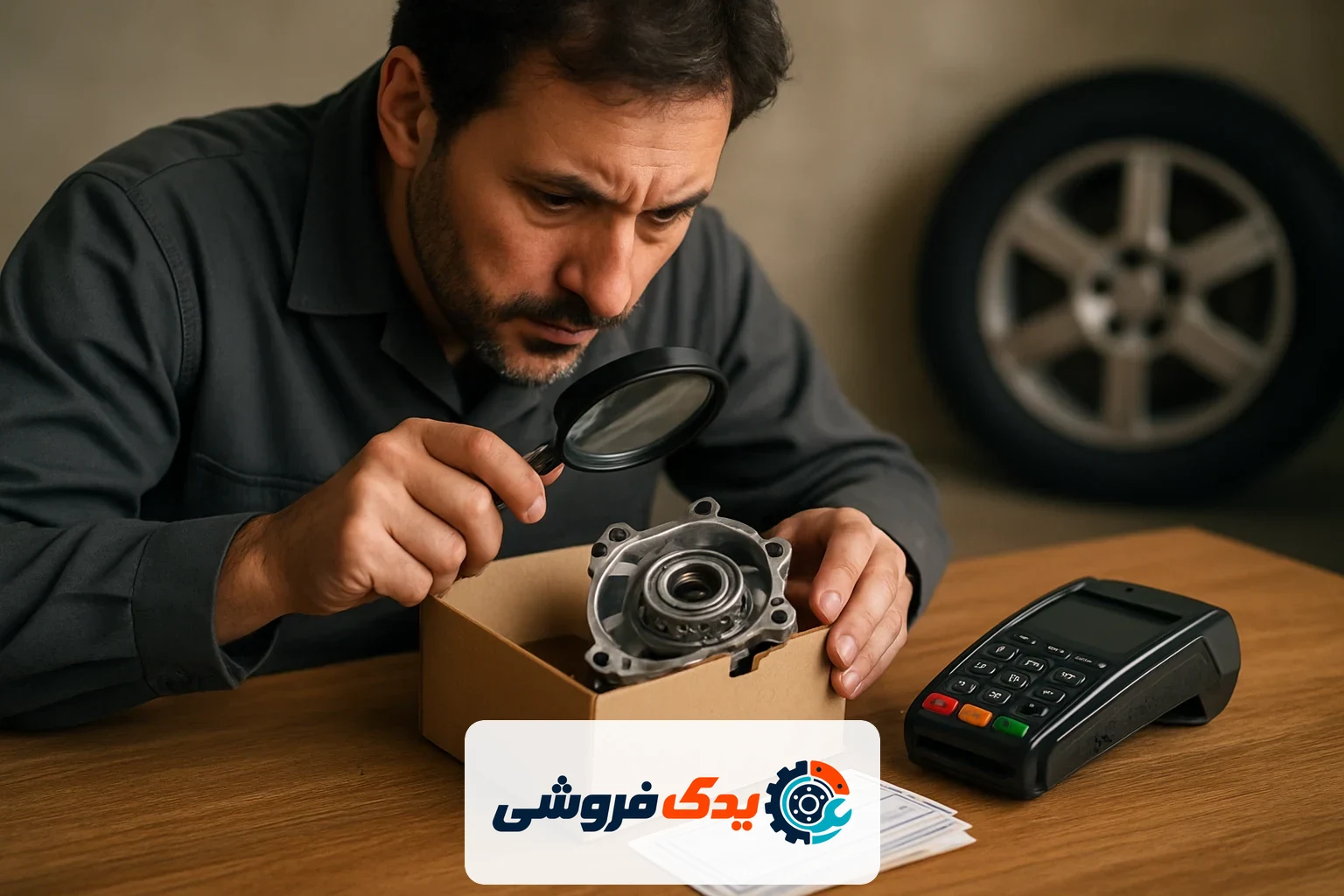 بررسی دقیق قطعه و شرایط پرداخت با چک برای خرید لوازم یدکی