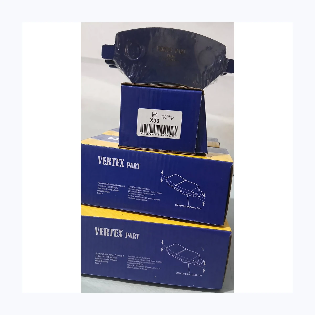 لنت ترمز جلو X22, X33, X60, 530, 315, Arizzo برند VERTEX فوق العاده با ضمانت